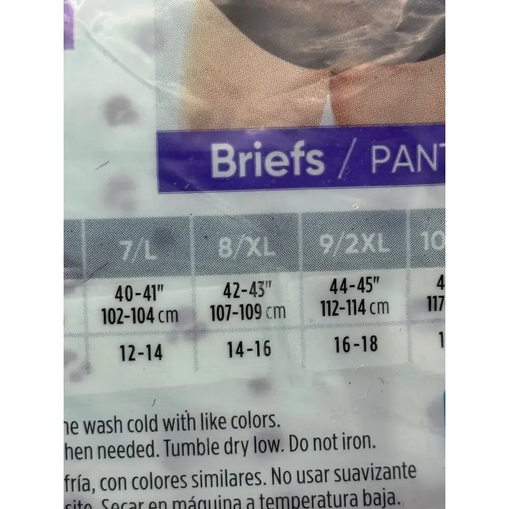 Hanes Soft Breathable Cotton 5 Tagless Briefs Ultra Soft Waistband Size 8/XL - Picture 7 of 8
